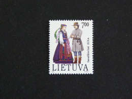 LITUANIE LIETUVA YT 441 ** MNH - COSTUMES REGIONAUX - Lituania