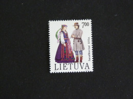 LITUANIE LIETUVA YT 441 ** MNH - COSTUMES REGIONAUX - Lituania