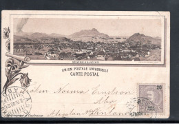 1902,early Picture Post Card  " S. Vicente " On Recto Of Card Wth Stamp 20 R.  CABO VERDE " To Finland , Forerunner!#120 - Cap Verde