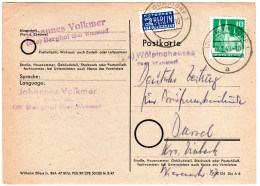 1949, Landpost Stempel 20a WÖLPINGHAUSEN über Wunstorf Auf Karte M. 10 Pf. - Sammlungen