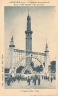 FRANCE - Grenoble - Exposition Internationale - Vue Sur L'entrée Et La Tour - Animé - Carte Postale Ancienne - Grenoble