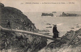 FRANCE - Primel - Le Pont De La Crevasse Et Les Chaises - ND Phot - Carte Postale Ancienne - Other & Unclassified