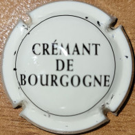 Capsule Crémant Bourgogne Générique Crème Pâle & Noir Nr 22 - Sparkling Wine