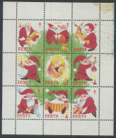 Estonia:Unused Christmas Label, Christmas 1994 - Estland