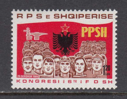 Albania 1989 - Congress Of The Democratic Front, Mi-Nr. 2402, MNH** - Albania