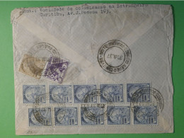 DN1 BRASIL LETTRE  1937 CURITIBA A BERLIN GERMANY   ++AFF. INTERESSANT +++ - Brieven En Documenten