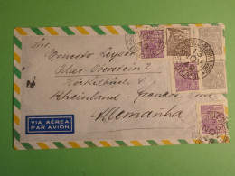 DN1 BRASIL LETTRE  1949  ST CRUZ  A  GERMANY   ++AFF. INTERESSANT +++ - Briefe U. Dokumente