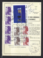 FRANCE 1985 - Ordre De Réexpédition Temporaire. LIBERTE +. Du 28-6-1985. 62 AUCHY-LES-MINES. Pas De Calais. TB. - Cartas & Documentos