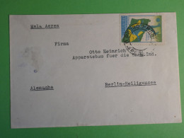 DN1 BRASIL LETTRE  1949   PAR AVION  A BERLIN  GERMANY   ++AFF. INTERESSANT +++ - Covers & Documents