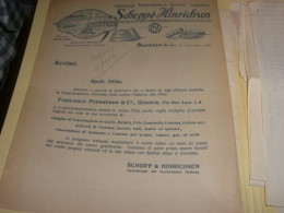 DEPLIANT SCHOPP & HINRICHSEN 1922 DRESDEN - 1900 – 1949