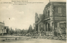 CPA -  REVIGNY (G.G. 14/18) -  HOTEL DE VILLE APRES LE BOMBARDEMENT - Revigny Sur Ornain