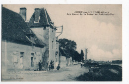 JOUET SUR L'AUBOIS * CHER * LES QUAIS DE LA LOIRE AU POIDS DE FER * Carte Bleutée * édit. Cendre - Henrichemont