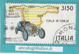 USATI ITALIA 1989 - Ref.0585 "RAID PECHINO-PARIGI" 1 Val. - 1981-90: Used