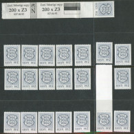 Estonia:Unused Stamps P.P.Z. 3rd Issue Coat Of Arm First And Last Stamp With All Numbered Stamps 1992, MNH - Estland