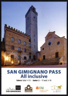 ITALIA - SAN GIMIGNANO PASS - ALL INCLUSIVE - CATHEDRAL / BIG TOWER - PROMOCARD - I - Eglises Et Cathédrales