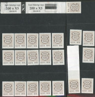 Estonia:Unused Stamps P.P.X. 1st Issue Coat Of Arm First And Last Stamp With All Numbered Stamps 1992, MNH - Estonia