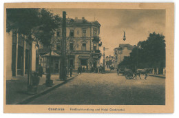 RO 72 - 12782 CONSTANTA, Hotel Continental, Romania - Old Postcard - Used - 1918 - Rumänien