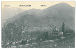 RO 72 - 12870 BAILE HERCULANE, Railway Station, Romania - Old Postcard - Unused - Rumänien