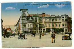 RO 72 - 4387 BRASOV, Market, Old Cars, Romania - Old Postcard - Unused - Rumänien