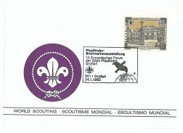 SC 55 - 951 Scout AUSTRIA - Cover - Used - 1983 - Lettres & Documents