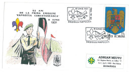 SC 55 - 1212 Scout ROMANIA - Cover - Used - 1993 - Briefe U. Dokumente