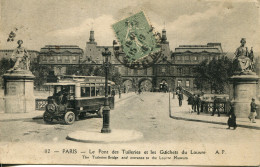 CPA - PARIS - PONT DES TUILERIES ET LES GUICHETS DU LOUVRE (IMPECCABLE) - Ponts