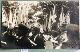 Coppet - La Fanfare, Devant Les Drapeaux Des Sauveteurs Du Léman, Et L'orateur, Dimanche 20 Juillet 1924 (16'660) - Coppet