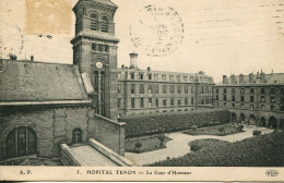 CPA - PARIS -  HOPITAL TENON - LA COUR D'HONNEUR(2) - Salud, Hospitales