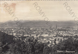 CARTOLINA  C8 TORINO,PIEMONTE-PANORAMA-STORIA,MEMORIA,CULTURA,RELIGIONE,IMPERO ROMANO,BELLA ITALIA,VIAGGIATA 1956 - Viste Panoramiche, Panorama