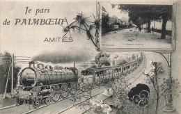 Paimboeuf * Souvenir , Je Pas De La Ville * Le Quai éole * Train - Paimboeuf