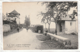 CPA :  14 X 9  -  LUGRIN -TOURRONDE  -  Chapelle Et Château De Blonay - Lugrin