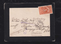 Ethiopia 1932 Mourning Printed Matter 1G ADDIS ABABA X BERLIN Germany - Ethiopie