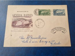 CUBA  PRIMER  DIA  1954  SANATORIO  TOPES  DE  COLLANTES  Certificado  LILY  //  PARFAIT  ETAT  //  1er  CHOIX  // - FDC