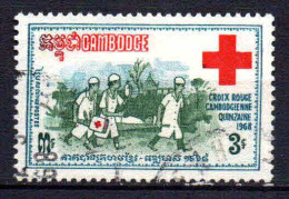 Cambodge - 1968  - Croix Rouge    - N° 213    -  Oblit - Used - Cambodja