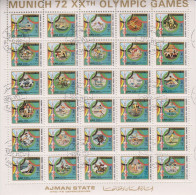 AJMAN OLYMPIC GAMES MUNICH 1972 #1605-34 SH 10SET USED (MNH-MICHEL 150 EURO!!!) - Zonder Classificatie