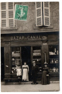 Devanture Bazar Du Canal. Carte Photo Animée - Givors