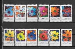 2020 - 247- 1851 à 1862 - Fleurs  Cosmos - Oblitérés