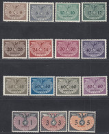 Pologne 1940 - (Occupation Allemagne) - Timbres Neufs. Yvert Service Nr.: 10/24. 2ème Guerre Mondiale.. (EB) AR-02434 - Gouvernement Général