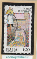 USATI ITALIA 1989 - Ref.0590A "FOLCLORE ITALIANO: SPELLO" 1 Val. - 1981-90: Gebraucht