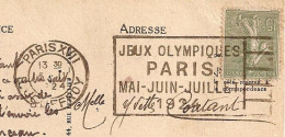 1I6 --- 75 PARIS XVII Flier Jeux Olympiques 1924 - Estate 1924: Paris