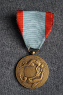 RARE Médaille En Bronze Union Postale Universelle, 1874-1924,signé Devreese,poste,timbre - Other & Unclassified