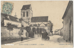 Saint Ouen L Aumone (95) , L Eglise , Envoyée En 1905 - Saint-Ouen-l'Aumône