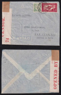 Portugal 1940 Censor Airmail Cover LISBOA X NEW YORK USA - Storia Postale