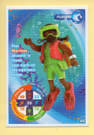 Carte Playmobil N° 44 / Plongée / Marlène / Le Monde Du Sport / Carrefour Market - Sonstige & Ohne Zuordnung