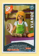 Carte Playmobil N° 69 / Pouvoir / VIANDE / Le Monde Du Sport / Carrefour Market - Other & Unclassified