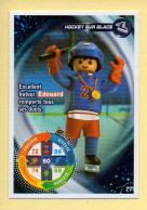 Carte Playmobil N° 77 / Hockey Sur Glace / Edouard / Le Monde Du Sport / Carrefour Market - Otros & Sin Clasificación