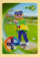 Carte Playmobil N° 33 / 3D / Golf / Alexa / Le Monde Du Sport / Carrefour Market - Sonstige & Ohne Zuordnung