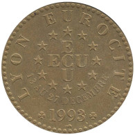 LYON - EC0020.2 - 2 ECU DES VILLES - Réf: T8 - 1993 - Euro Van De Steden