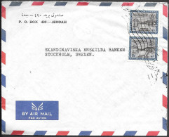 Saudi Arabia Jeddah Cover Mailed To Germany 1960s. 2x8P Rate - Arabia Saudita