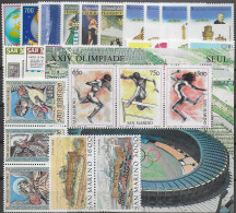 1988 San Marino Complete Year 24v. + 1MS MNH - Other & Unclassified